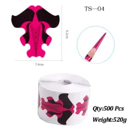 500Pcs Nail Paper Extension Stencil Forms Stickers Holder for Gel Acrylic Tips Builder French Nail Form Tip False Nails Art Tool