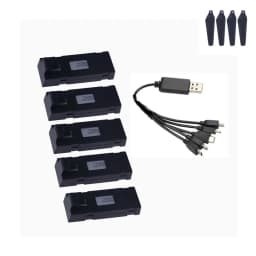 3.7V 2600Mah Battery For E88 E88PRO E88MAX E525 E99 E99PRO P1 P5PRO K3 S1 P8 Mini Uav Drone Battery Special Rc Part with charger