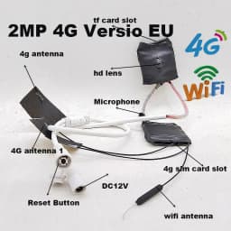 Camhi DIY 5MP 3G 4G SIM Lte IP Camera Module 5MP IMX335 1920P imx307 2MP Wireless MINI 4G Pin hole TF Card Slot Built-in MIC Mic