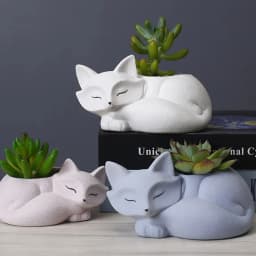3D Animal Flowerpot Pen Holder UV Crystal Epoxy Mold Elephant Cement Plaster Clay Resin Silicone Mould DIY Crafts Casting Mold