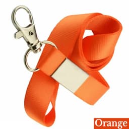 Plain Lanyard Neck Strap metal clip 15mm ID Lanyard For ID Badge Holder FREE