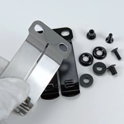 1Piece KYDEX Stainless Steel Holster Clips K Sheath Waist Clip Accessories Knife Sheath Back Clip Scabbard Carrying Pocket Clip