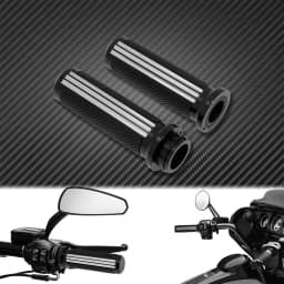 Motorcycle 1'' 25mm Electronic Throttle Handle Bar Hand Grips Handle Grip CNC For Harley Touring Electra Glide Softail Fat Boy