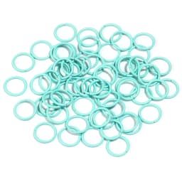 50pcs 8mm 10mm Colorful Single Loop Ring Metal Closed End Single Ring For Diy Jewelry Making Connectors Accessories Supplies