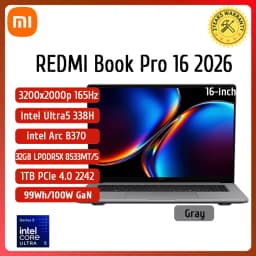 Xiaomi REDMI Book Pro 16 Laptop Ultra 7 Ultra 5 X7 Intel Arc Graphics 32GB LPDDR5X 1T SSD 16-inch 165Hz 3.1K /3.2K Screen