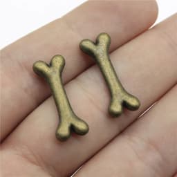 20pcs Charms Bone Dog House Charms Pendants Making DIY Handmade Tibetan Bronze Silver Color Jewelry