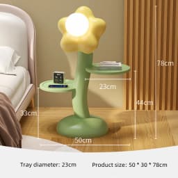 Home Decor Creative Flower Side Table Living Room Cabinet Sofa Floor Tea Table Nordic Style Crafts Decorative Small Corner Table