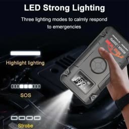 Professional Car Jumpstarter Multifunction 12v Battery Booster Super Compressor Power Bank Jump Starter Air Pump