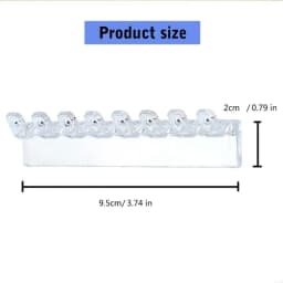 3Pack Necklace Holder, Necklace Organizer Wall Mounted with 8 Hooks, for Hanging Jewelry, Bangles, Bracelets and Rings