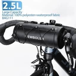 NEWBOLER 5L New Handlebar Bag Bicycle Bags Frame Pannier Bag Multifunction Portable Shoulder Bag Bike Accessories