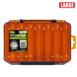 SAMOLLA Double-Sided Compact Tackle Box - Streamline Fishing with Durable, Versatile Organizer for Lures, Hooks, Baits