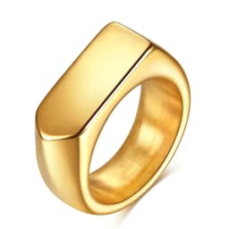 Customized Women Signet Ring Name Letter Pattern Logo Stainless Steel Rings Punk Candid Fashion Jewelry Male Wedding Accessories