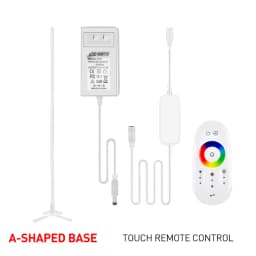 160cm RGBIC Smart Corner Floor Lamp with Ambient Lighting, Alexa & Tuya App Control, Adjustable Colors & Effects for Bedroom, Ga