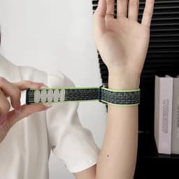 Nylon Loop For Apple Watch Strap 45mm 44mm 46mm 40mm 41mm 38mm 42mm Correa Bracelet iWatch Series 6 Se 7 8 9 10 11 ultra2-3 49mm