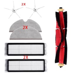 For Roborock S5 S50 S51 S52 S55 S6 S6 Pure S6 MaxV for Xiaomi 1st / SDJQR01RR Vacuum Cleaner Roller Brush Filter Wheel Mop Part