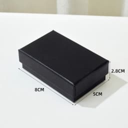 High-end Black Jewelry Gift Box for Earring Necklace Bracelet Ring Pendant Jewelry Storage Square Paper Box Gift Packaging Box