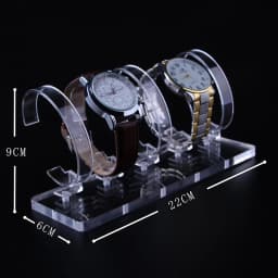 Customized Acrylic Watches Stand Watch Holder Case Bracelet Watch Organizer Jewellery Showing Shelf Rack Jewelry Packaging