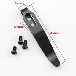 Multi Design Back Clip for DIY Folding Pocket Knife Accessories DIY Back Clip Custom Folding Knife Tool Back Clip Holder-1piece