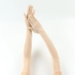53cm Ultra-Thin Elasticity Tulle Mesh Transparent Gloves Elegant Women Sexy Black Sunscreen Breathable Female Driving Gloves