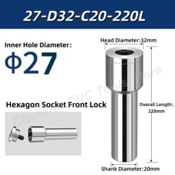 Saw Milling Cutter Slitting Saw Arbor Blade Holder CNC Slotting Machining Metal Cutting Tool Front Rear Lock 5 6 8 10 13mm