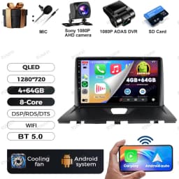 Android 15 Car Radio For Peugeot Expert 2 For Citroen Jumpy For Fiat Scudo For Toyota Proace 2007-2017 IPS 360 Camera RDS QLED