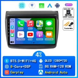 For Mitsubishi Pajero Sport 2 2008 - 2016 L200 Triton 2006 - 2014 Android 16 Car Radio Multimedia Video Player GPS CarPlay