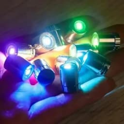 Tiny LED Light Bulbs Battery Operated Lantern Dollhouse Miniature Lamp Samll Spotlights for Displays Party Wedding Decoration
