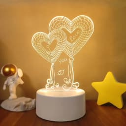 3D LED Lamp Creative 3D LED Night Lights Novelty Illusion Night Lamp 3D Illusion Table Lamp For Home Christmas Decorative Light