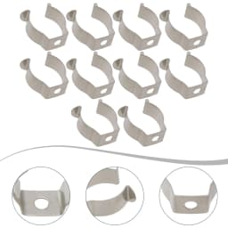 10pcs Heavy Duty Narrow Base Tool Spring Terry Clips Heavy Duty Tool Storage Hangers For Garages Sheds Hardwares