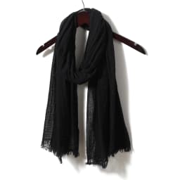 Solid Color Cotton Linen Scarf for Men Women Autumn Winter Warm Pashmina Soft Long Shawls Wraps Short Tassel Bufanda Muffler