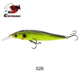 ESFISHING Wobble Hard Lure NAHAN 75mm 7.1g 0-2.4 Dive Fishing Baits Flow Floating Minnow Isca Artificial