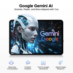 DOOGEE AORLYM P13 Tablet 48GB+128GB Gemini AI 13.4" 2.4K 120Hz Display 12000mAh Large Battery UNISOC T7280 Widevine L1 Android 16 Smart Pad
