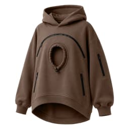 Personalized LOGO Customized Women's Hooded Pet Cat Pocket Casual Sweater Zipper Long Sleeve Hooded Fleece Top