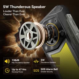 【World premiere】Blackview ROCK 5 Rugged phone 6.78'' 2.4K 120Hz Display Camping Lantern 108MP Camera NFC 20000mAh Cellphone