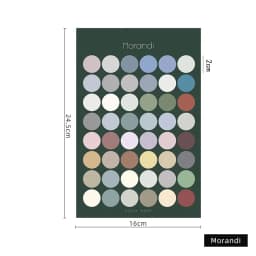 1 Sheets Retro Diary Decoration Sticker Stationery Morandi Postmark Dot Sticker DIY Journal Planner