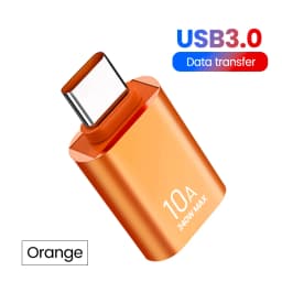 USB 3.0 Type-C Data Adapter Type C 10A OTG USB C Male To USB Female Converter For Macbook Laptop Xiaomi Samsung OTG Connector
