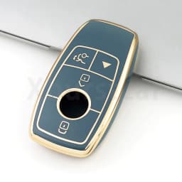 Auto Keyless Shell Fob Bag Car Key Case Cover For Mercedes Benz GLC CLE CLA GLB GLS W177 W205 W213 W222 X167 AMG A C E S G Class