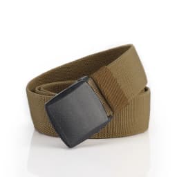 Metal Free Men's Elastic Belt Quick Release Nylon Buckle Soft Fiber Unisex Stretch Girdle Hiking Fishing Sport Belt