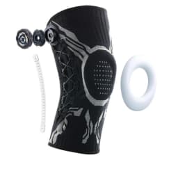 Sports Knee Pad Knob Pressure Spring Support Silicone Shock Absorption Breathable Nylon for Running Basketball Fitness