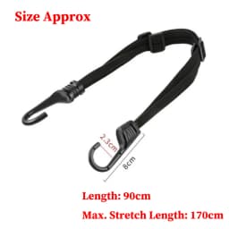 Car Trunk Organizer Elastic Strap Heavy Duty Cargo Strap Rope Hook for Jeep Wrangler TJ JK JL Gladiator JT 1997-2026 Accessories