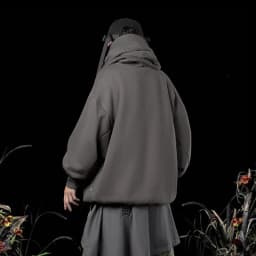 11 BYBB'S DARK 2026 Double Neckline Hoodie Techwear Harajuku Men Hoodies Hip Hop Streetwear Pullover Sweatshirts Oversize