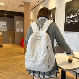 Solid Nylon Soft Sewing Thread Zipper School Bags 2026 High Quality Large Capacity Bags Corduroy Casaul Softback Youth Backpack