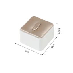 PU Leather Jewelry Store Display Case Ring Earring Bracelet Organizer Tray Pendant Necklace Chain Holder Neckform Stand Showcase