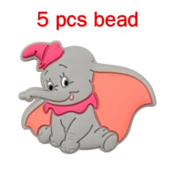 5pcs Silicone Cartoon Beads Pacifier Chain Baby DIY Care Pacify Accessory Adornment