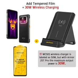 Ulefone Armor 25T Pro 5G Rugged Phone 33W 50MP+64MP NFC Waterproof Smartphone Android 14 ROM 256GB