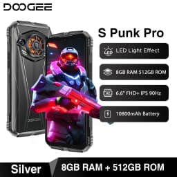 Global version DOOGEE Spunk Pro Rugged Phone 6.6" 90Hz 20GB+512GB Mobile Phone 10800mAh 50MP Camera Smartphones Android 14 NFC