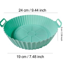 Air Fryer Silicone Liners Pot,Airfryer Basket Cooking Gadgets ,Reusable Baking Tray Non-stick Pizza Pan Oven Kitchen Accessories