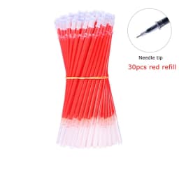 5/23pcs/set Gel Ink Pen Fine Point Gel Pens Refill Ballpoint Pen 0.5mm for Japanese Office School Cute Kawaii Stationery Supply