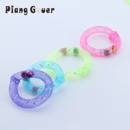 Small Ring Random Mix Donut Bell Sounds Cat Toy Interactive Grid Tube Pet Toys