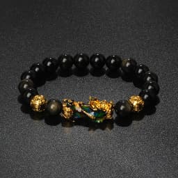 Color Changed Feng Shui Pi Xiu Bracelets Men Nature Stone Lucky Amulet Charm Beaded Bracelets Women Pi Yao Brave Wealth Jewelry
